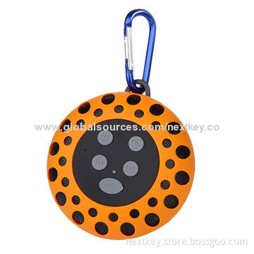 Hot Sale Waterproof Bluetooth Speakers for Cellphones, with 400mAh Battery CapacityNew